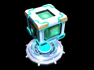 Festival lottery machine 02 3D model