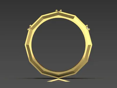 man jewelry ring mr0049 3D print model