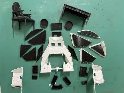 Moebius 2001 A Space Odyssey EVA Pod Light Box Kit 3D Files 3D print model