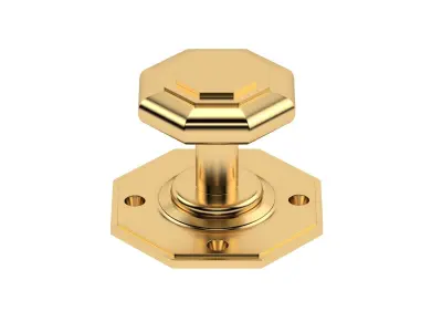 Octagonal Mortice Door Knob 3D model