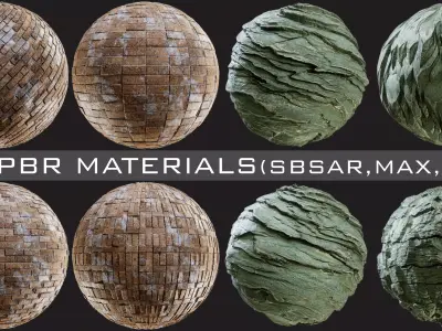 32 PBR Materials Texture
