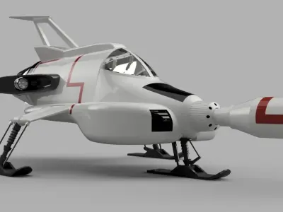 UFO Interceptor 3D print model