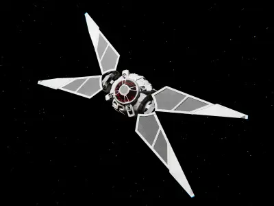 TIE Predator Advanced 3D model