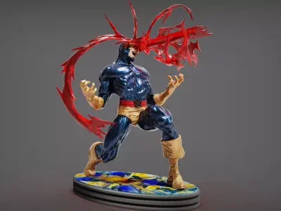 Cyclops character from street fighter 3D print model