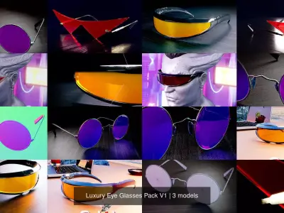 Luxury Eye Glasses Pack V1