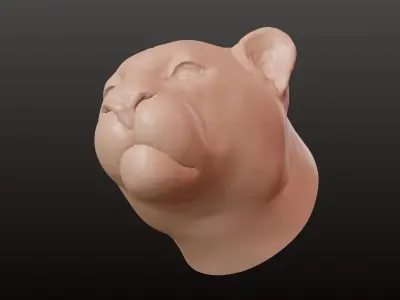 PANTHER LEOPARD 3D print model