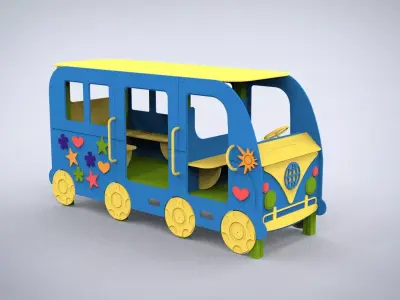 Playground for kids 3D model order