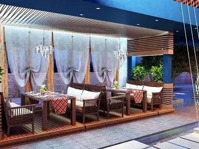 Exterior Restaurant 3D model 3D model