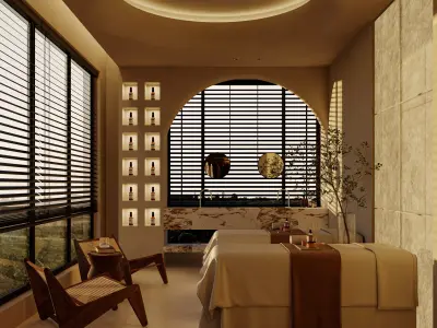 Spa - massage salon 3D model