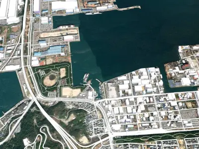  Bannosucho Sakaide Kagawa Japan 3D model