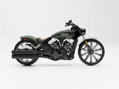 Indian Scout 3D Model Motorcycle 3D model