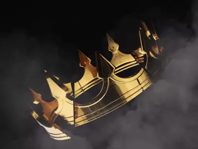 Kings Crown Broken Off 3D model