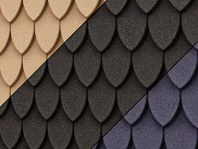 Saga Round Tile 03 - Seamless Texture