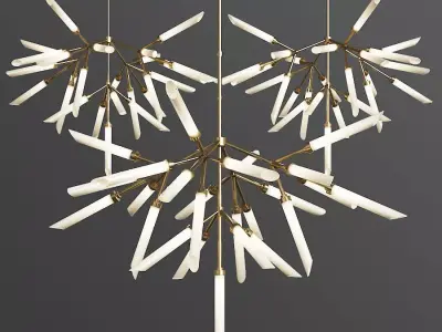 Spur Pendant Chandelier loftconcept 3D model