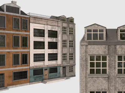 Classic European House 3D model