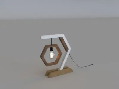 Table lamp 3D model 29