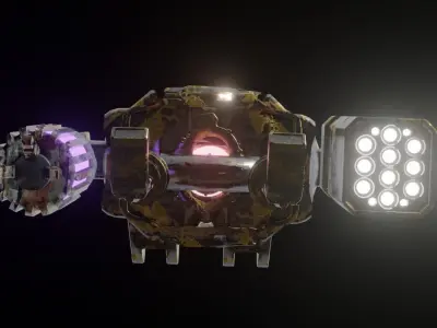 SCIFI-Mecha Robot 3D model