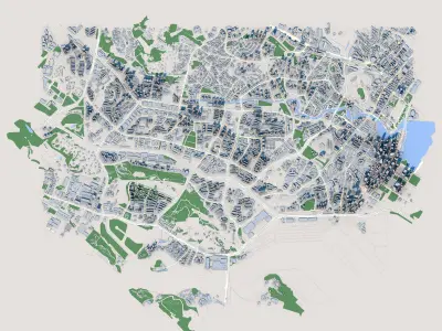 Singapore 3D model