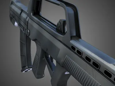 QBZ-95 Assault rifle Hi-Res 3D model