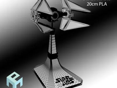 SW TIE Interceptor 3D print model