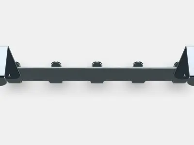 BROGRUND Door hook Low-poly 3D model