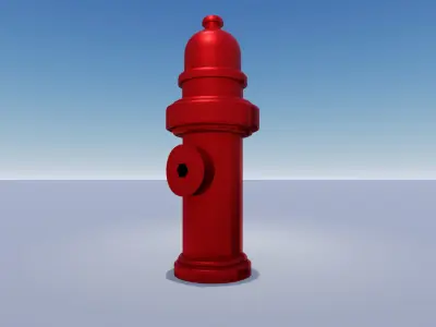 Fire Hydrant  Free low-poly 3D model buy