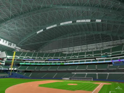 American Family Field Tennis 3D model