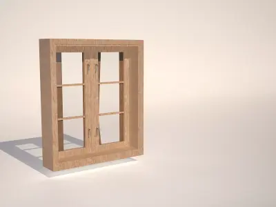 EuroStyle uPVC Windows Low-poly 3D model