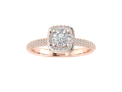 Women Ring  Render 3dm STL OBJ FBX TXT Details 3D print model 6