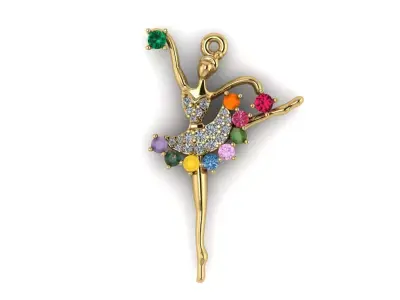  Dancing girl Texture