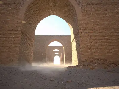 Great Mosque of Samarra - Malwiya Minaret Unreal Engine 5 3D model