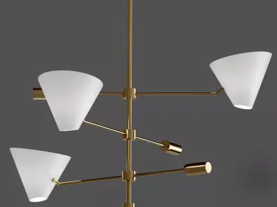 Hanging Light Metal Lampshade 3D model