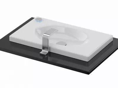 TOTO Neorest II Vessel Lavatory with LED Lighting 3D model