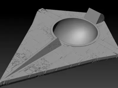 Superman Kal Els Ship 3D print model