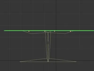 simple modern design for a table  Free 3D model
