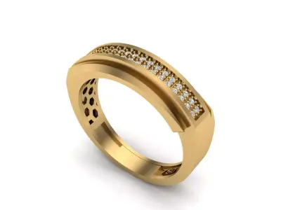 Jewelry ring 351 3D print model