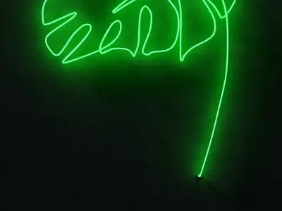 Neon 3D Model 19 - Leaf 1 3D model