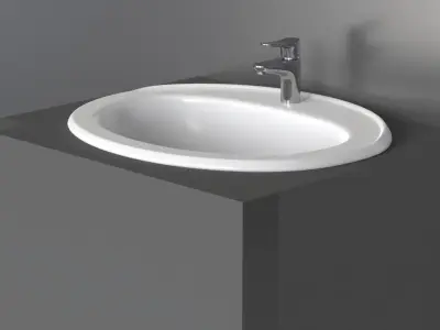 Basin Sink 49 3D model