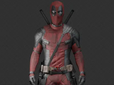Deadpool from Deadpool 2 3D model