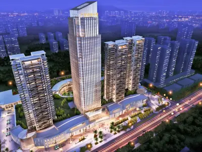 Mixed-Use Skyscraper Complex 3D model