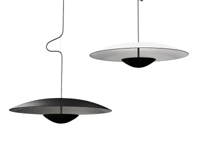 Ginger pendant lamp Low-poly 3D model