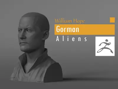 William Hope - Gorman - Aliens 3D print model