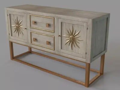 Augusta Sol Buffet Sand 3D model