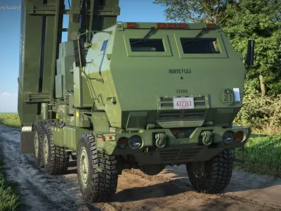  MEADS Mobile Air Defense Launcher Truck Simplified 