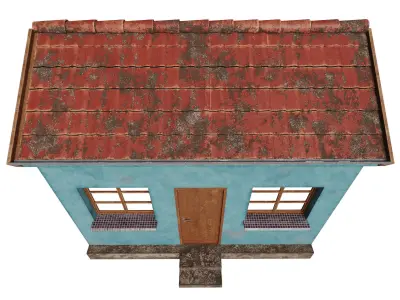 Old Simple Facade 3D model