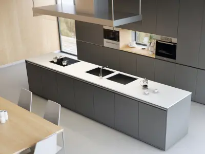 VRay - C4D Scene files - Modern Kitchen Scene 3D model