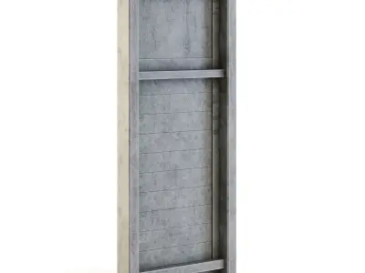 Factory Side Wall 3D model