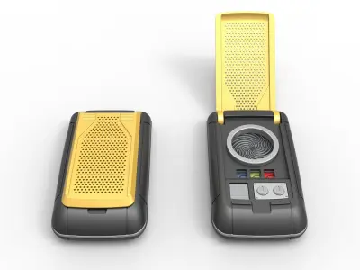 Communicator from Star Trek Strange New Worlds TV series 3D print model