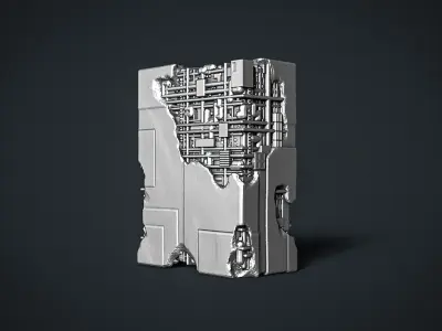 Sci-Fi Tech Container RoZ 3D print model