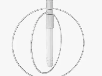 Hudson Valley 3050-AGB Masonville Light Pendant 3D model